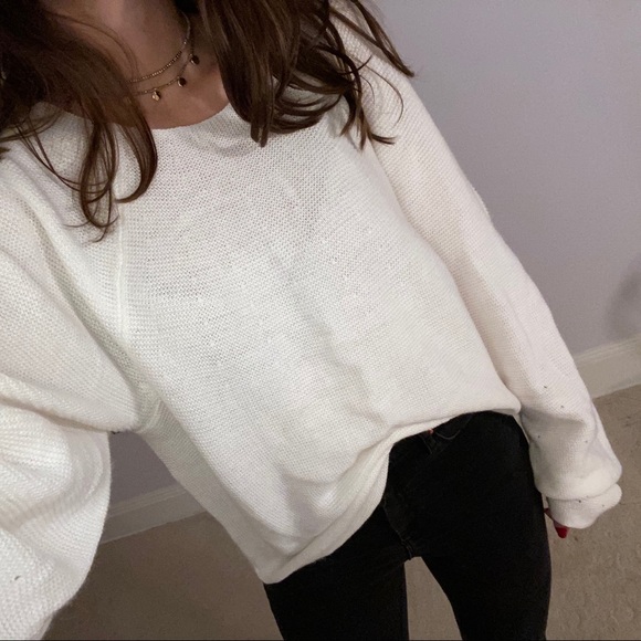 LAST ONE!!! Cozy Ivory Sweater - Picture 2 of 7